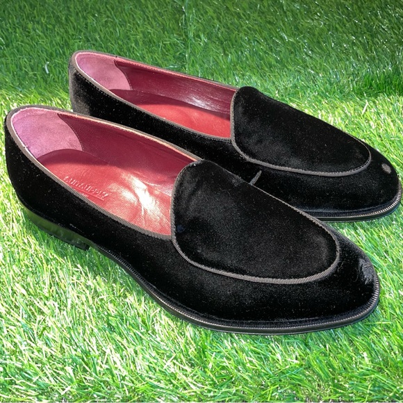 Suitsupply Black Velvet Loafers - Picture 2 of 7